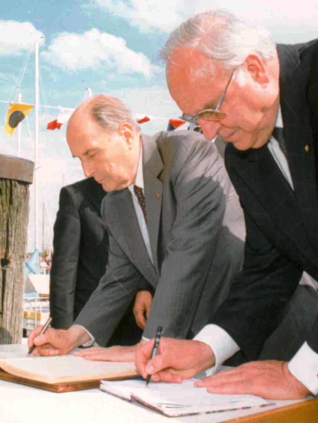 Kohl und Mitterrand